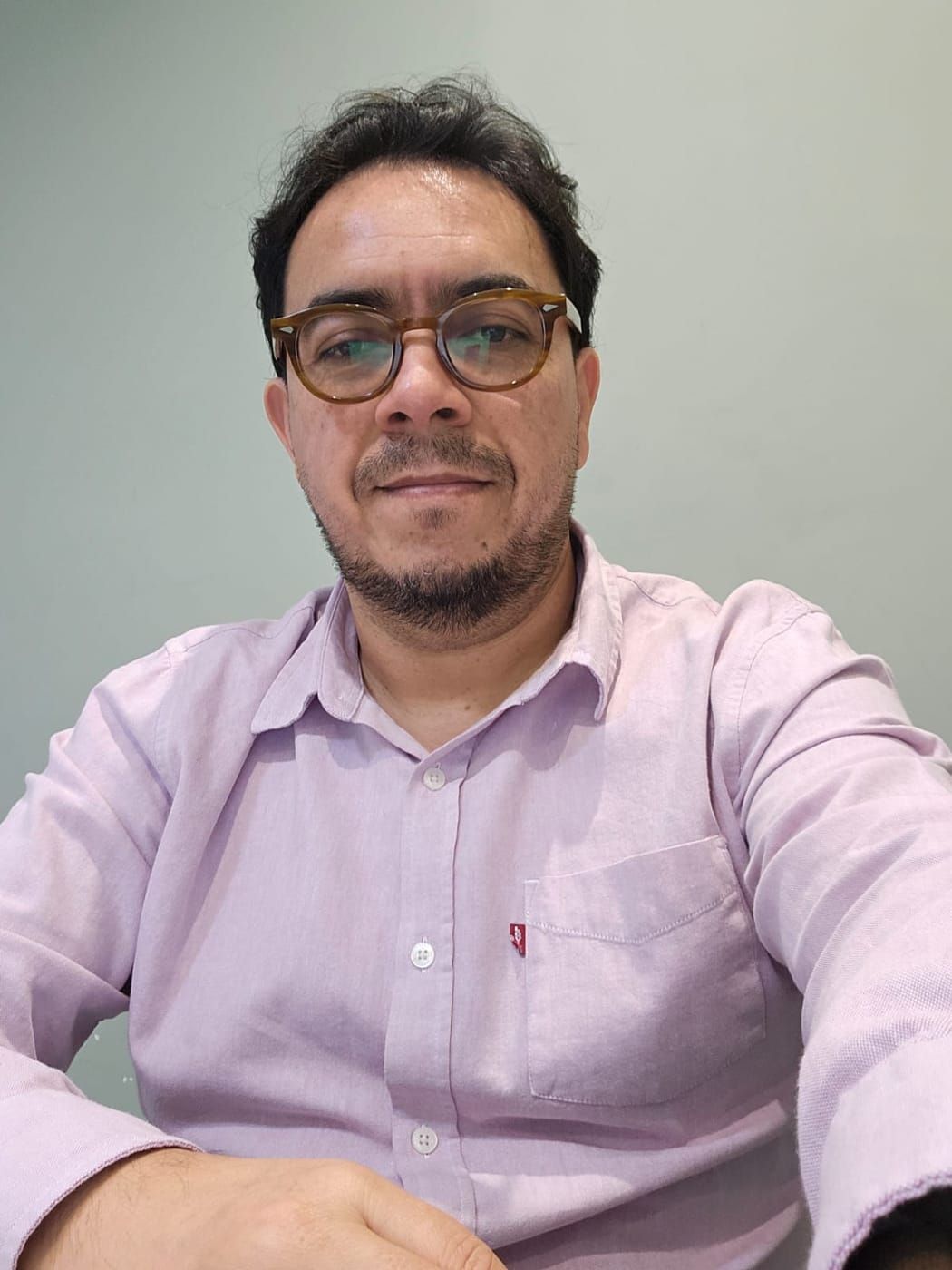 Retrato de Flávio Lemos Pereira, psicólogo da Voa Alto